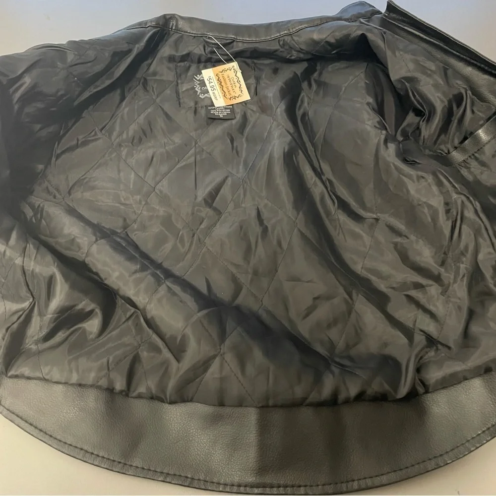 Casual Outfitters Moto Jacket - Black - Size Small - New With Tags